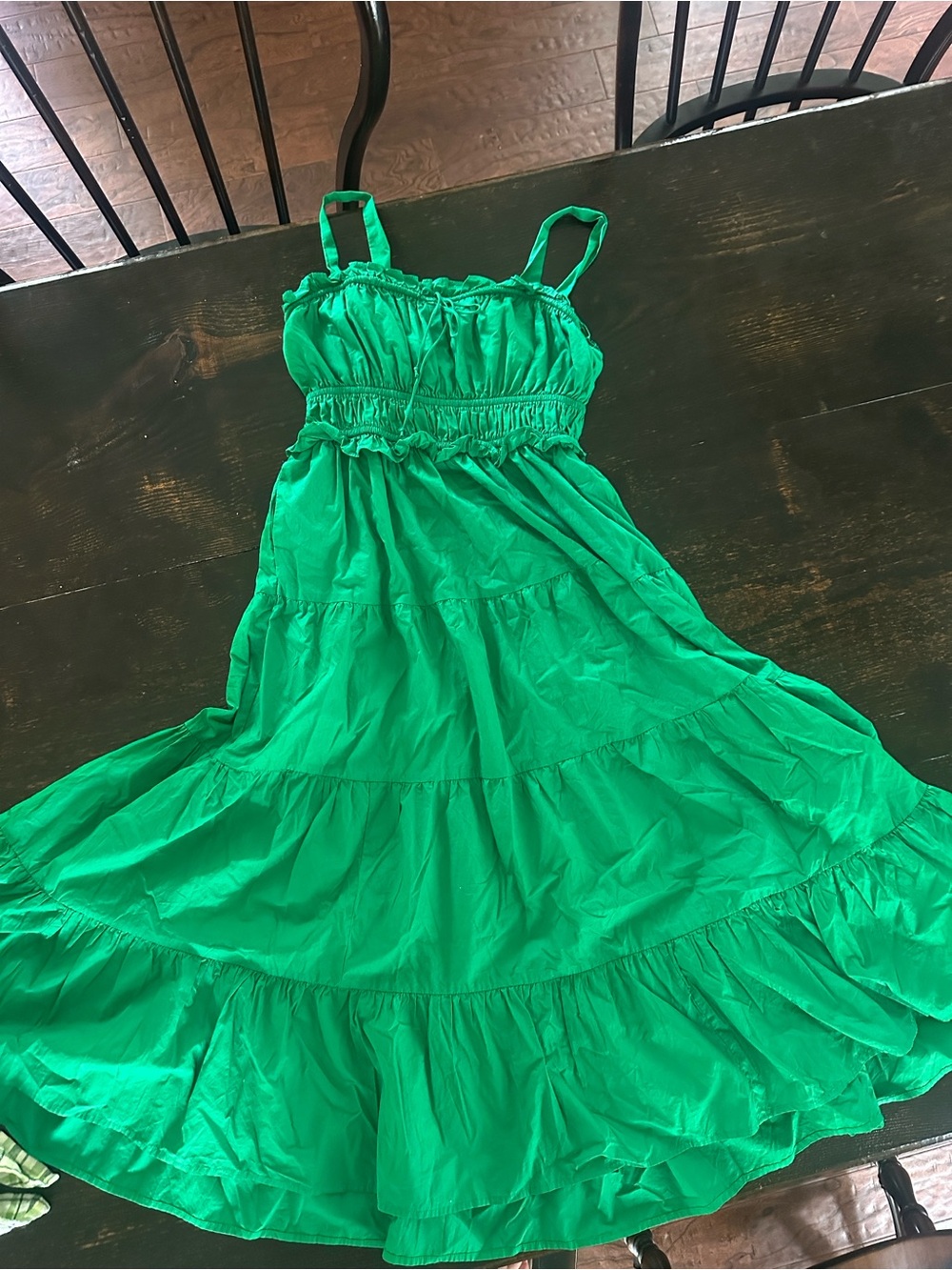 NWoT Kelly Green women’s medium chelsie and Theodore Maxi dress
